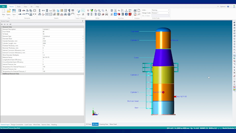 General Vessel Design and Analysis