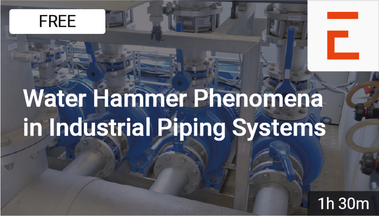 Water Hammer Analysisin Industrial Piping Systems Course Image