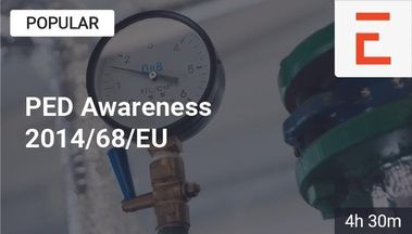 Pressure Equipment Directive (PED 2014/68/EU) Awareness Training 
