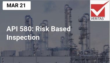 API 580: Risk Based Inspection
