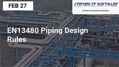 EN13480: Metallic Industrial Piping Design Rules