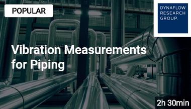 Performing vibration measurements for pipe stress assessment