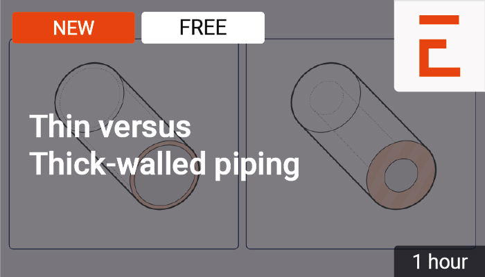 FREE: Thin versus Thick-walled piping