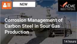 [INCO3111 - Product] Corrosion Management of Carbon Steel in Sour Gas Production