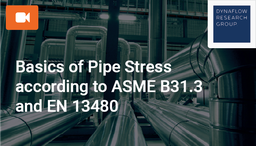 [SPC114M11 - Product] Basics of Pipe Stress according to ASME B31.3 and EN 13480