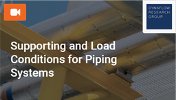 [SPC114M3 - Product] Supporting and Load Conditions for Piping Systems